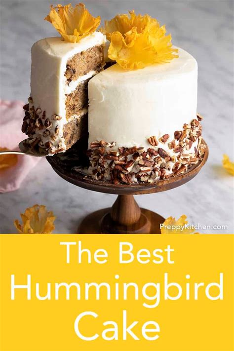 Here are some tips to keep your feeder healthy. Hummingbird Cake - Preppy Kitchen in 2021 | Hummingbird ...