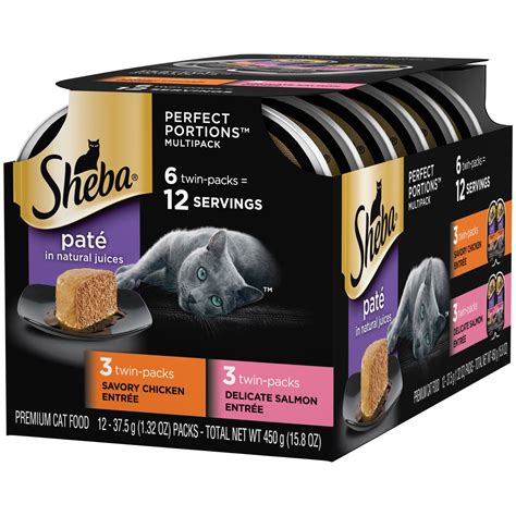 Mars petcare cat food brands (royal canin, sheba, whiskas, iams, nutro, temptations, greenies) mars is a major conglomerate corporation that owns dozens of brands (human food and pet food). Sheba Perfect Portions Multipack Chicken and Salmon Entree ...