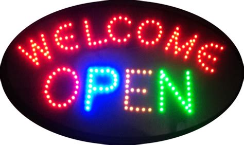 Multi Color Led Sign Welcome Open In Category Electronicsleds At Easy