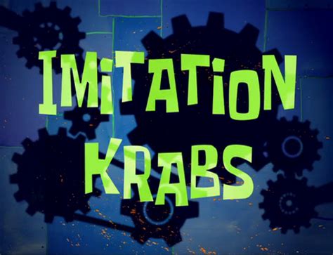 All episodes available in high quality videos. SpongeBuddy Mania - SpongeBob Episode - Imitation Krabs