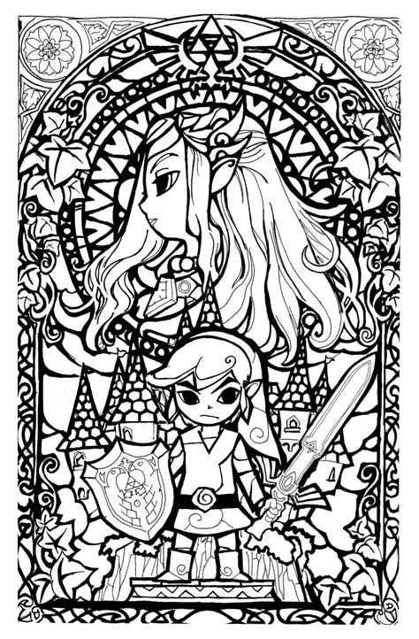 Zelda coloring pages with toon princess zelda popular zelda. Pin on Coloring Pages