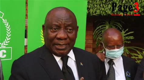 President Ramaphosa Visits Zcc St Engenas For Easter Weekend Youtube