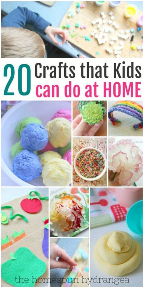 20 Easy Crafts For Kids To Make At Home For Cheap