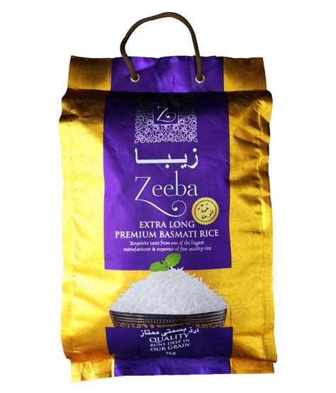 Each long grain remains separate, fine about basmati rice the word 'basmati' means 'full of aroma' or 'fragrant' in sanskrit. Zeeba Basmati Rice Extra Long Premium Basmati Polished ...