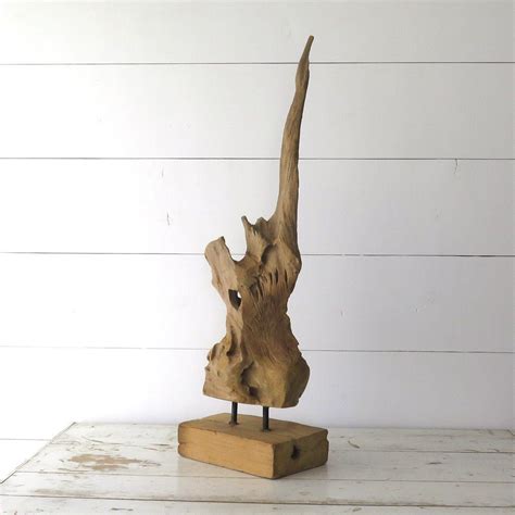 Driftwood Sculpture On Stand Driftwood Sculpture Driftwood Table