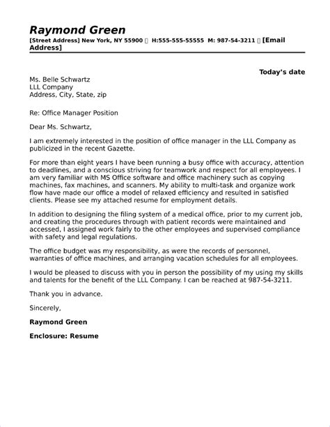 Office Administrator Cover Letter Template Online Cover Letter Library