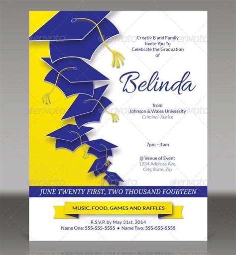 Everything has to be ironed out smoothly to avoid minimal mistakes. 25+ Graduation Invitation Templates - PSD, Vector EPS, AI ...