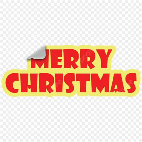 Merry Christmas Sticker Png Transparent Merry Christmas Text Sticker Christmas Png New Year