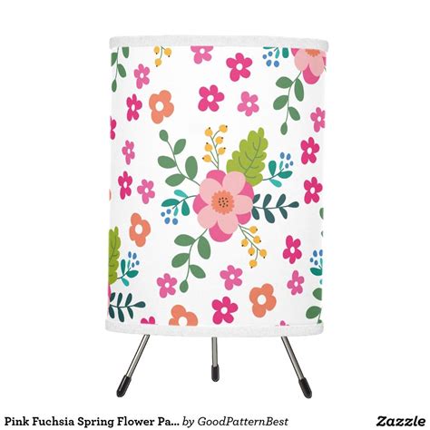 Check out our fuchsia pink lamp selection for the very best in unique or custom, handmade pieces from our shops. Pink Fuchsia Spring Flower Pattern, Girly Floral Table ...