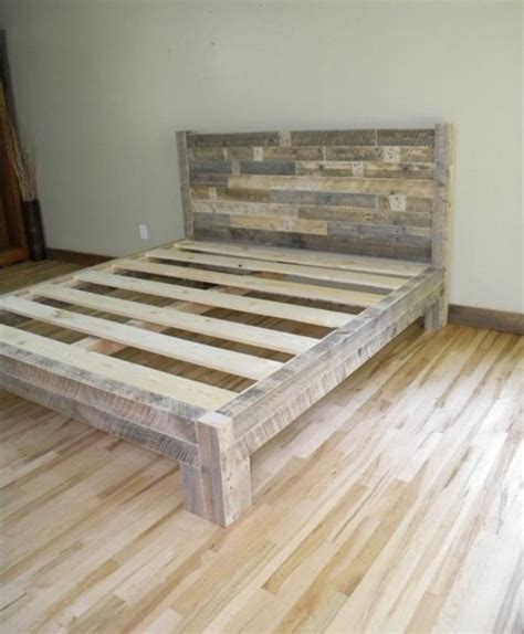 King Size Pallet Bed Pallet Bed Frame Diy King Size Bed Frame King My
