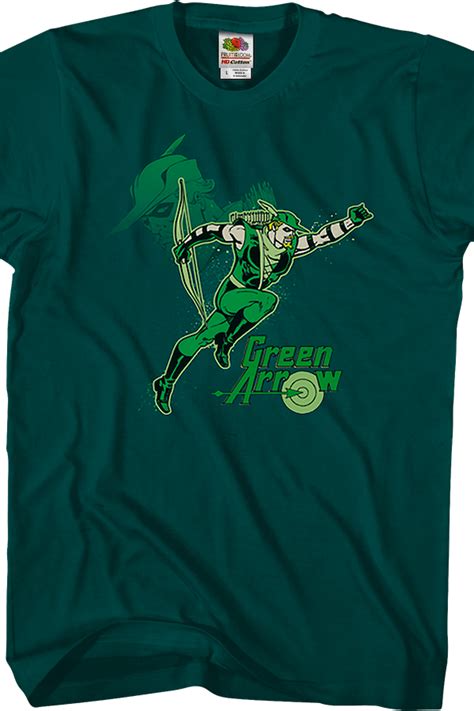 Emerald Archer Green Arrow T Shirt Dc Comics Mens T Shirt