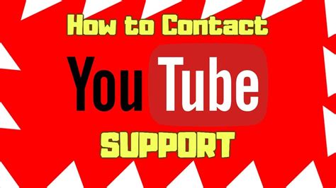 How To Contact Youtube Support Directly Youtube