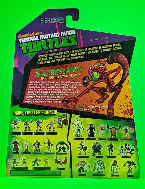 Teenage Mutant Ninja Turtles Tmnt Playmates Nickelodeon Squirrelanoid Figure Ebay