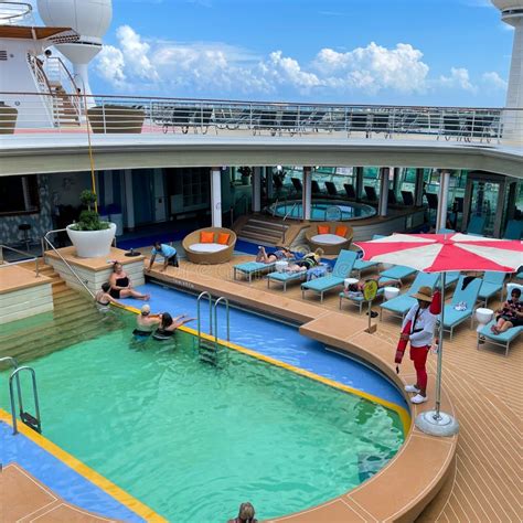 The Swimming Pool Area Aboard The Royal Caribbean Mariner Of The Seas