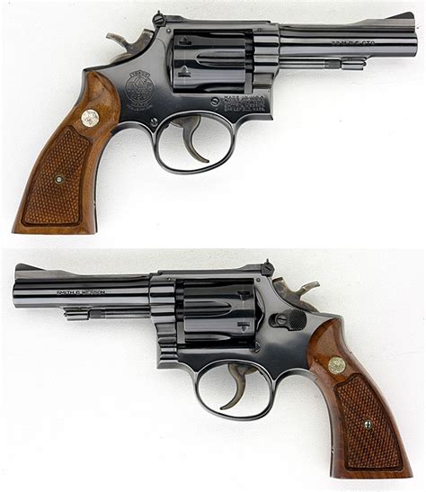Smith And Wesson Sandw Model 48 3 K 22 Mrf Masterpiece 22 Magnum Revolver
