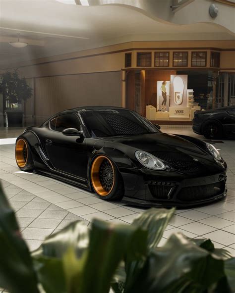Pandem Widebody Porsche Cayman S Project Car 305forged Wheels Blacked