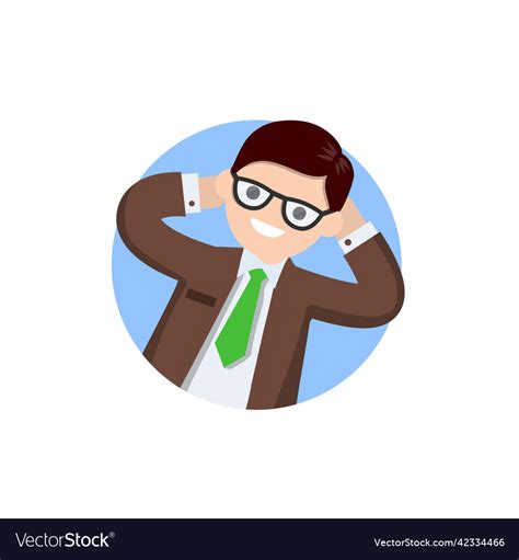 Successful Businessman In Suit Royalty Free Vector Image