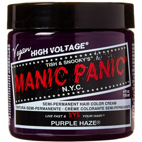 Manic Panic Semi Permament Hair Color Creme Purple Haze 4 Oz Walmart