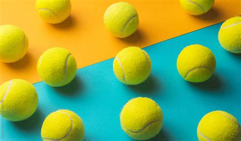 Tennis Balls Arranged By Stocksy Contributor Audshule Stocksy