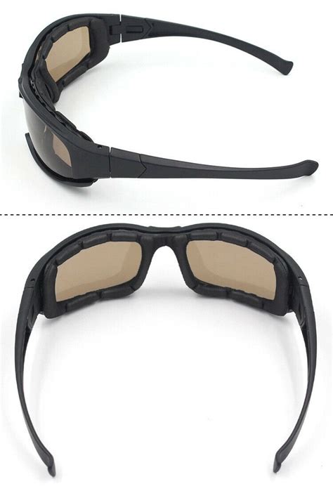mens army sunglasses goggles military sun glasses tactical uv400 4 lens in box men s accessories