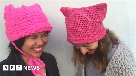 Pussyhat Knitters Join Long Tradition Of Crafty Activism Bbc News