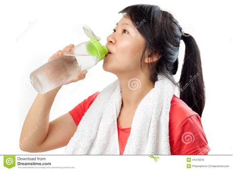 Fitness Woman Drinking Water Stock Photo Image 41476010