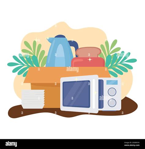 Home Appliances Cartoon Stock Vector Image And Art Alamy