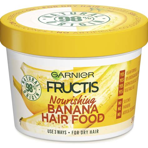 Garnier Fructis Hair Food Nourishing Banana 390ml Woolworths