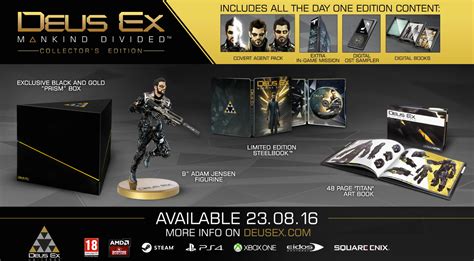 deus ex mankind divided collector s edition revealed ign