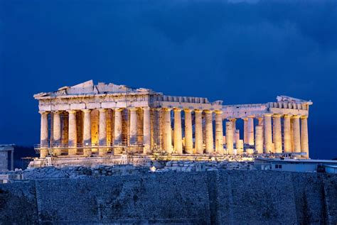The Greek Travelling Destination Acropolis Of Athens Greece World
