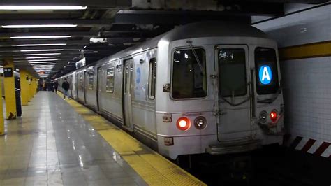 Mta New York City Subway Lefferts Blvd Bound R44 A Train 14th