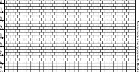 Brick Stitch Bead Patterns Journal Size Seed Bead Graph Paper Brick