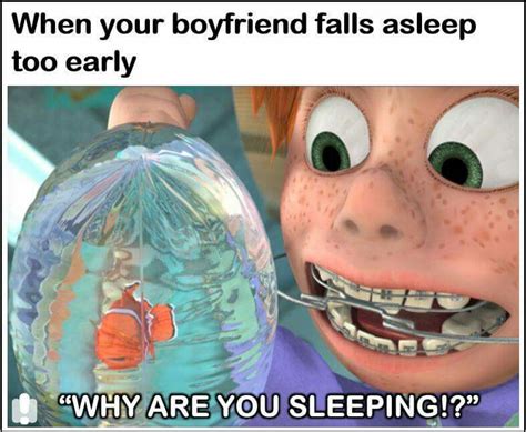 We love them, our boyfriends, but. Why are you sleeping? | Funny boyfriend memes, Boyfriend ...