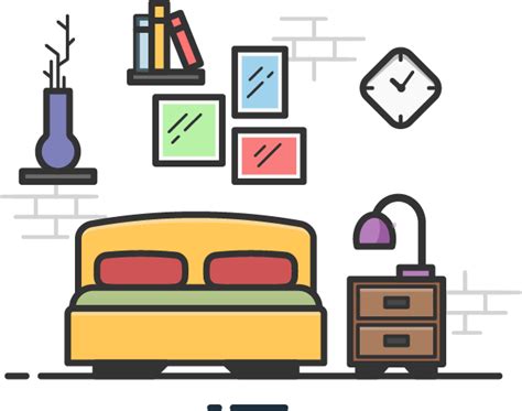 Bedroom Illustration For Your Projects Interfacy