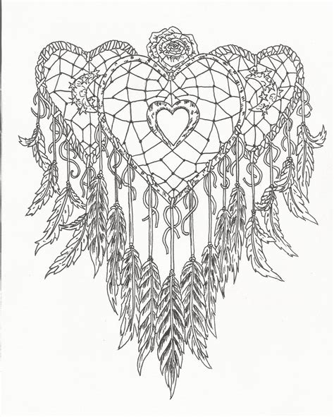 23 Best Ideas Printable Adult Coloring Pages Dream Catchers Home