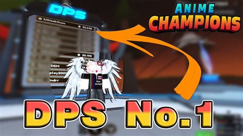 Dps No1 Anime Champions Simulator Youtube