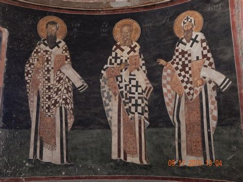 Cappadocian Fathers Chora Fresco Photo