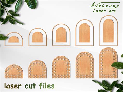 Rattan Arch Templates Svg Arch Shapes Laser Cut Files Boho Etsy Canada