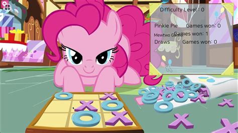 Psycho Pinkie Pie Playing Pink Tac Toe Youtube