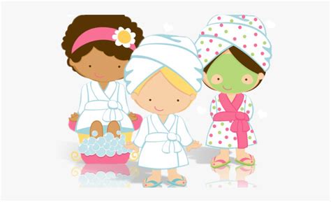 Download And Share Spa Party Cliparts Kids Spa Day Cartoon Seach