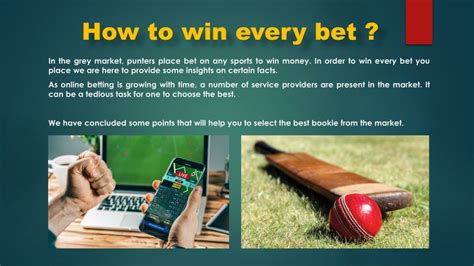 Ppt How To Win Every Bet Powerpoint Presentation Free Download Id