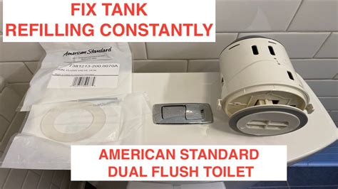 American Standard Toilet Dual Flush Seal Replacement Tank Refills