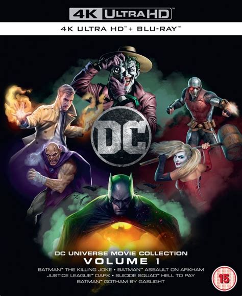 Dc Animated Film Collection Volume 1 4k Ultra Hd Blu Ray Free Shipping Over £20 Hmv Store