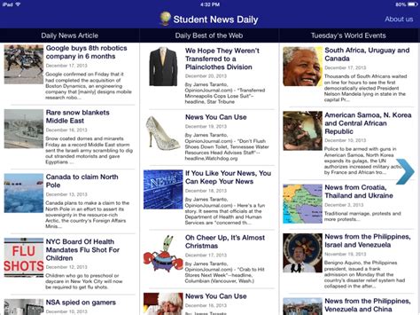Student News Daily By Studentnewsdaily Com Inc
