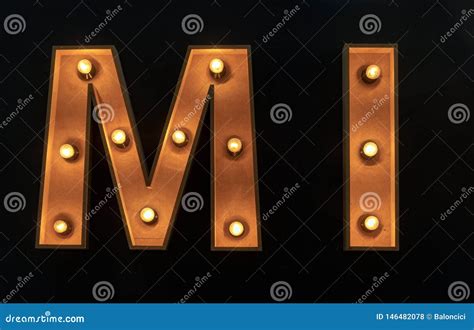 Mi Letters Stock Photo Image Of Font Michigan Concept 146482078