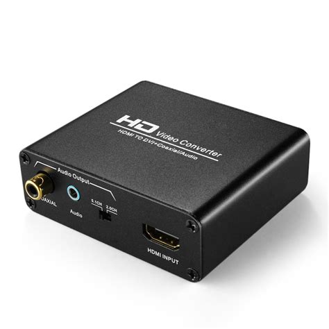 When you're focused on using your computer, it's easy to forget that there's a bigger and often better screen sitting in the same room: HDMI to DVI Converter Audio Sound Adapter 3.5mm AUX Jack 2 ...