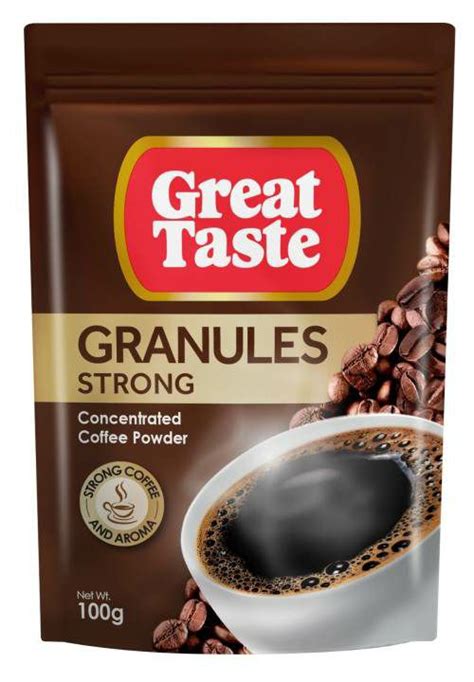 Great Taste Granules Strong Concentrated Coffee Powder 100g Lazada Ph