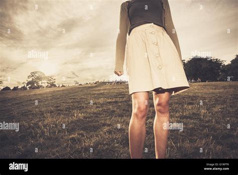 Skirt Blowing In Wind Hi Res Stock Photography And Images Alamy