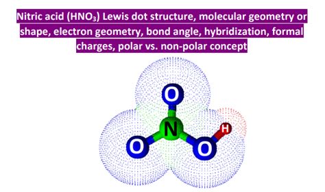HNO3 Lewis Structure Molecular Geometry Hybridization Polar Or Nonpolar