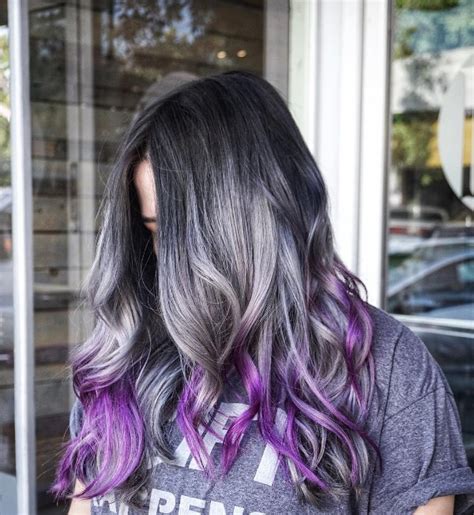 25 Cool Black And Grey Hair Color Ideas Trendy Now [August ...